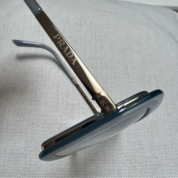 PRADA PR 53YS Gradient Sunglasses in Ceruleo Opal EUC MSRP $489 - Picture 3 of 11